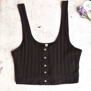 Free People - Atlas Crop Top in Black